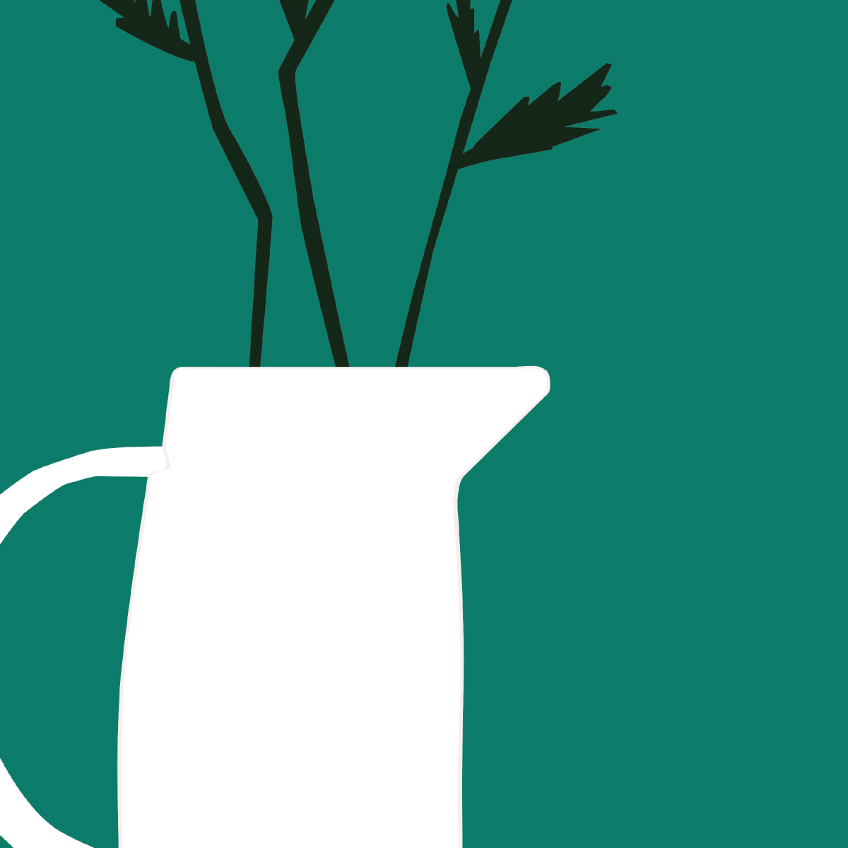 Green Vase - Ordinary Days - Abhainn Studio